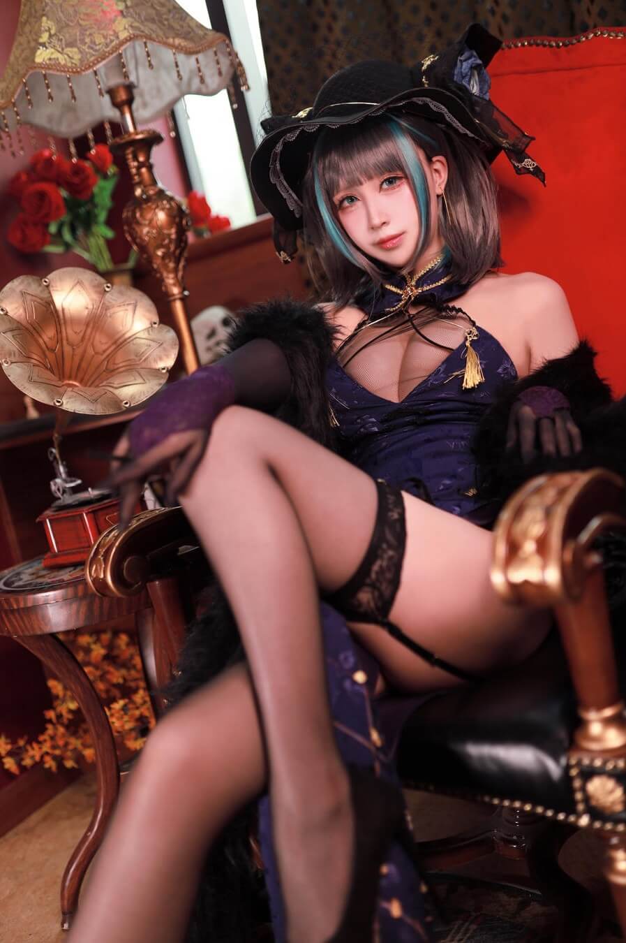 黑白御猫 cosplay 免费最新写真图片作品资源合集下载[持续更新]